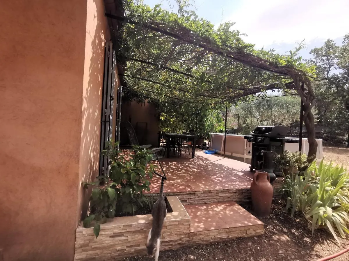 Hébergement de vacances T2 indépendant terrasse et piscine au calme Var sud de la France Flassans-sur-Issole